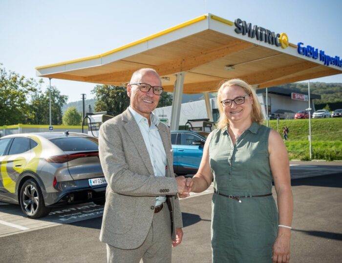 Ladepark von Smatrics EnBW in Altlengbach